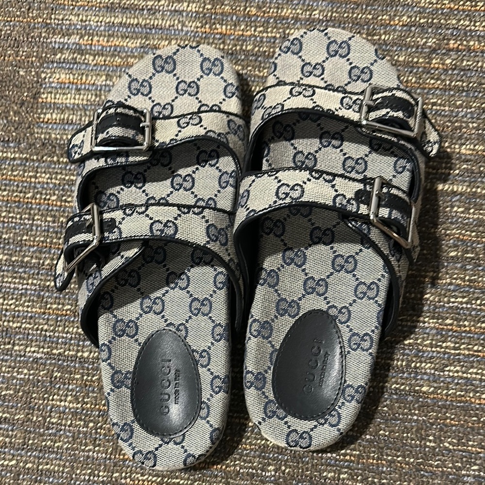Gucci Slide - Black and Gray